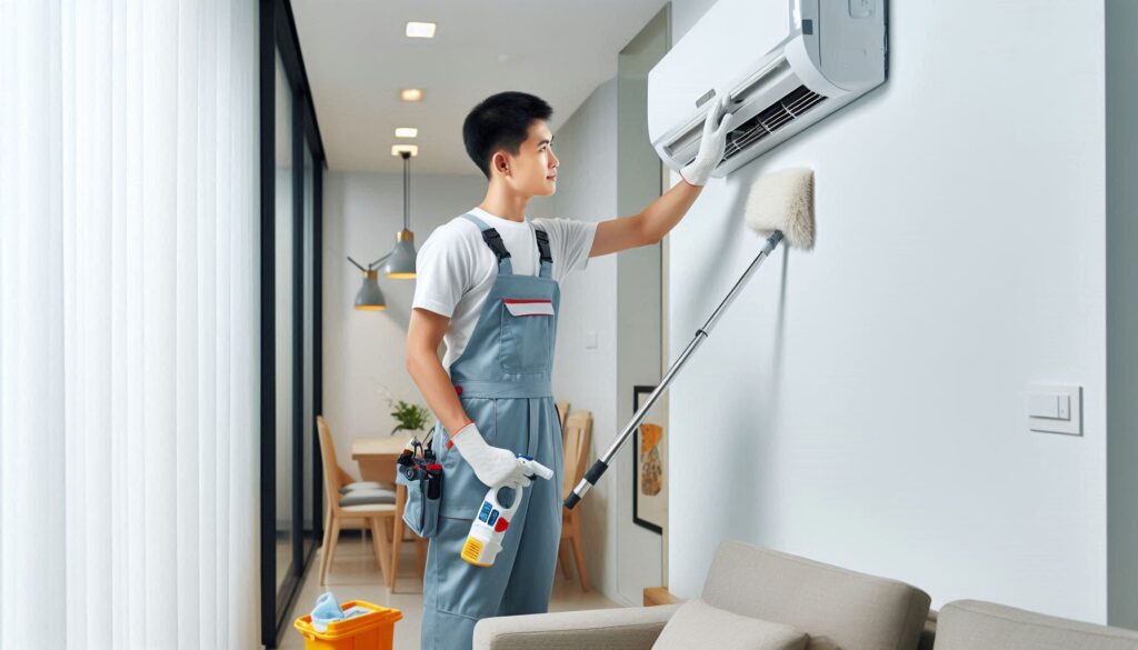 Vệ sinh máy lạnh Dịch Vụ Vệ Sinh Máy Lạnh Tại Long Xuyên
