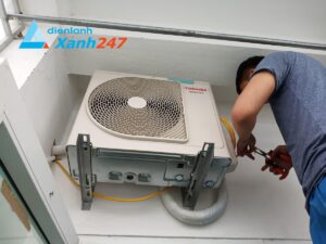 Lắp đặt máy lạnh tại nhà Châu Thành
